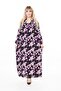 Women's Long Sleeve Plus Size Woven Summer Long Sleeve Dress - 2