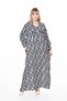 Women's Long Sleeve Plus Size Woven Summer Long Sleeve Dress