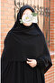 Large Size Medina Silk Scarf 120X120 - Black - 2
