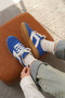 Blue Suede Women's Color Blocked Sneaker Shoes Bg1095-101-0002 - 3