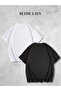 Fire and Water Lover Combination Oversize Tshirt Set of 2 - 2
