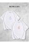 Fire and Water Lover Combination Oversize Tshirt Set of 2
