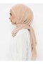 Bone Chiffon Shawl - Beige - - 3