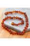 Baby Drop Amber Teeth Necklace Sl1856 - 2