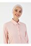 Combed Cotton Wide Size Crossed Bonnet - Light Mink -