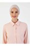 Combed Cotton Wide Size Crossed Bonnet - Light Mink - - 3