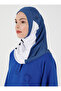 حجاب رياضي ملون - ST391 نيلي / أبيض / أزرق داكن ( 2939141/02/03 ) - 3