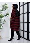 Tasseled Striped Cap - Burgundy - Sahra Butique - 7