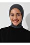 Dark Gray Canvas Combed Shawl - Practical Scarf