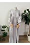 Medina Silk Soufflé Dress with Sleeve Detail - 2