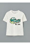 Nevavm Oval Collar Printed Boys' T-Shirt 2-Pack - 4