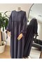 Medina Silk Soufflé Dress with Sleeve Detail - 2