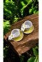 Handmade Daisy Design 2 Persons 4 Pieces Coffee Cup Set 110 Ml. - 2