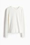 Long-sleeved jersey top