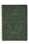 Vegan A5 Spiral Cover Notebook 128 Sheets 100 Grams Ruled