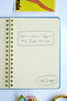 Vegan A5 Spiral Cover Notebook 128 Sheets 100 Grams Ruled - 4