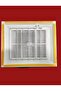 50X50 cm Plastic Bathroom Grille - Superficial Movable Shutter 1 Piece - 5