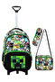Mine Creeper Çekçek 3-Piece Primary School Bag Set - Fixed Creeper Mechanism (Folding Front Leg)