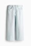 Wide High Cropped Jeans