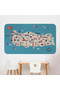 Educational and Instructional Decorative Children's Room Turkey Map Wall Sticker-3874 - 8