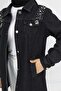 Pearl Detailed Denim Jacket Black 7807 - 2