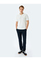 Textured Cotton Short Sleeve Knitwear T-Shirt - 2