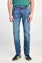 Rider Slim Fit Slim Fit Regular Waist Blue Cotton Stretch Denim Trousers - 3