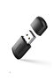 محول واي فاي USB طراز AC650 للكمبيوتر، ثنائي النطاق 5 جيجاهرتز بسرعة 433 ميجابت في الثانية و2.4 جيجاهرتز بسرعة 200 ميجابت في الثانية، دونجل شبكة لاسلكية صغير مع وضع نقطة اتصال لنظام ويندوز وماك ولينكس، باللون الأسود