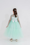 Dotted Ruffled Girl's Evening Dress - 2