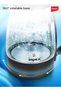 Electric Glass Kettle 1.8 L 1500W High Boron Glass 360° Turnable Boiler And Heater- STEAMER 1805 - 6