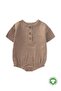 Organic Muslin Bodysuit 0-3 Years Mink