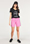 Pink Training Athlete Shorts - Casual Cotton with Back Pocket Detail 1160 - 3