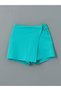 Lcw Kids Ecru Crew Neck Girls T-Shirt and Shorts Skirt - 4