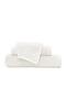 Pure Cotton 3-Piece Towel Set 100% Organic Cotton Butterfly Border Embroidered Cream USA