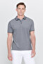 Men's 5-Pack Non-Shrink Cotton Fabric Wrinkle-Free Collar Slim Fit Slim Cut Polo Collar T-Shirt - 6