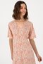 Women's Light Khaki Midi Length Woven Dress 50299175-Vr183 - 2