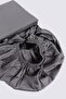 Double Elastic Sheet 100% Organic Cotton Satin Anthracite 160x200 Cm - 2