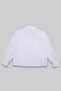 Girl's Poplin Long Sleeve White Shirt - 5