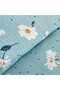 Daisy 100% Baumwolle Doppelbett Deckenbezug Set, Mint - 8