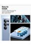 GLAStR EZ-Fit Optik PRO HD for Samsung Galaxy S25 ULTRA Lens Screen Protector Black 2 PACK - 6