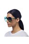 Anna Butterfly Sunglasses Green/Yellow Gradient - 3