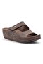New Anatomical Sole Gel Supported Heel Spur Four Seasons Women's Slippers - 3