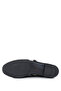 Women's Leather & Textile Black Ballerina Shoes - 4