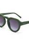 Zeno Round Unisex Verde Sunglasses Black Gradient - 5