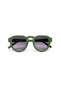 Zeno Round Unisex Verde Sunglasses Black Gradient