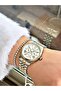 Ferrucci̇ Function Gold Silver Metal Woman Wristwatch - 3