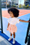 Rosa Orange Striped Girls' Skirt - 4