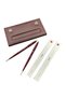 Swiss Nubuck 7-Piece Burgundy Set with Pen (pens are scrikss brand) - 4