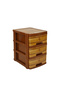 3-drawer plastic storage unit
