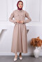 Modal Suit with Mink Shirt Skirt - 2